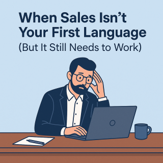 When Sales Isn’t Your First Language (But It Still Needs to Work)