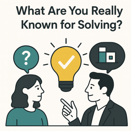 What Are You Really Known for Solving?